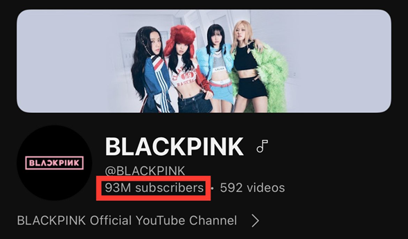 BLACKPINK's YouTube Channel is the first artist channel globally to hit ...