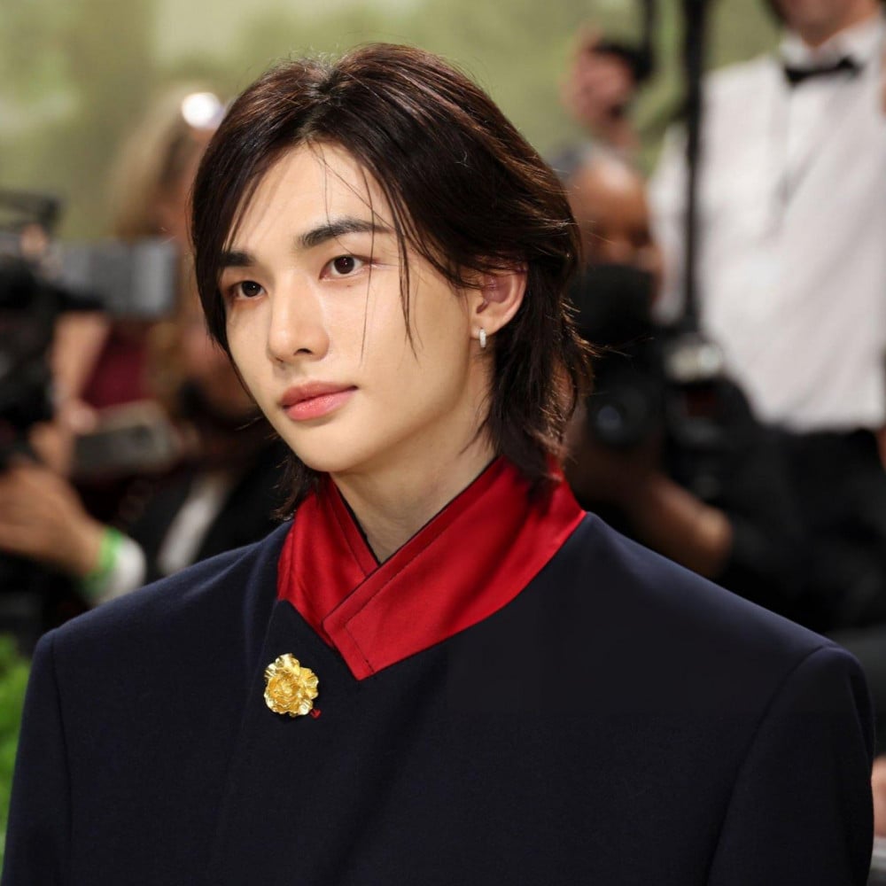 Hyunjin of Stray Kids at the Met Gala