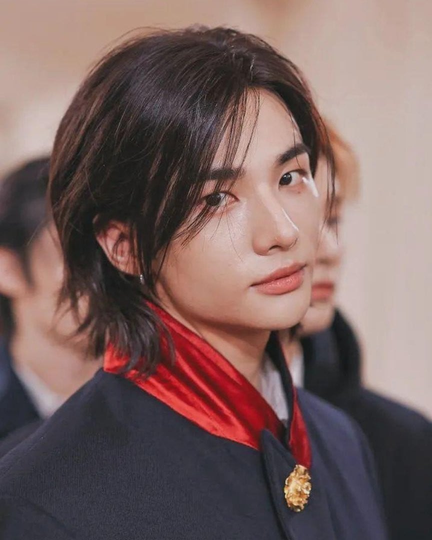 Hyunjin at the Met Gala in a Regal Outfit