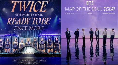 ATEEZ, BLACKPINK, BTS, RIIZE, Seventeen, TWICE