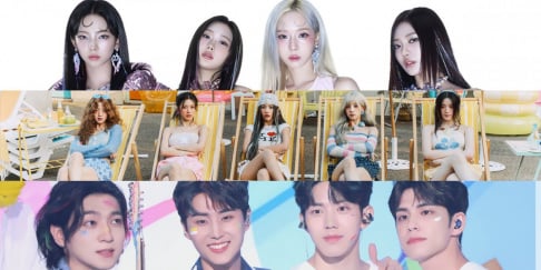 aespa, Doh Kyung Soo (D.O.), (G)I-DLE, KISS OF LIFE, Lee Young Ji, NewJeans, QWER