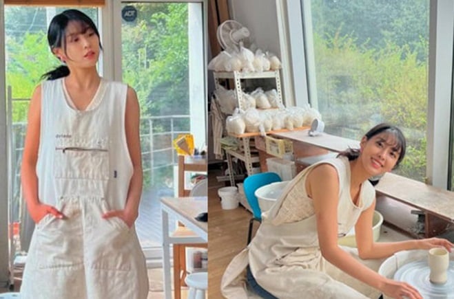 Seolhyun berbagi sisi kreatifnya dengan hobi tembikar barunya Seolhyun berbagi sisi kreatifnya dengan hobi tembikar barunya