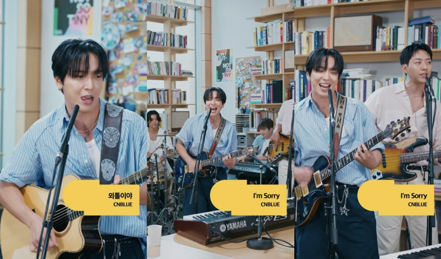 CNBLUE tampil langsung di ‘Tiny Desk Korea’ CNBLUE tampil langsung di ‘Tiny Desk Korea’