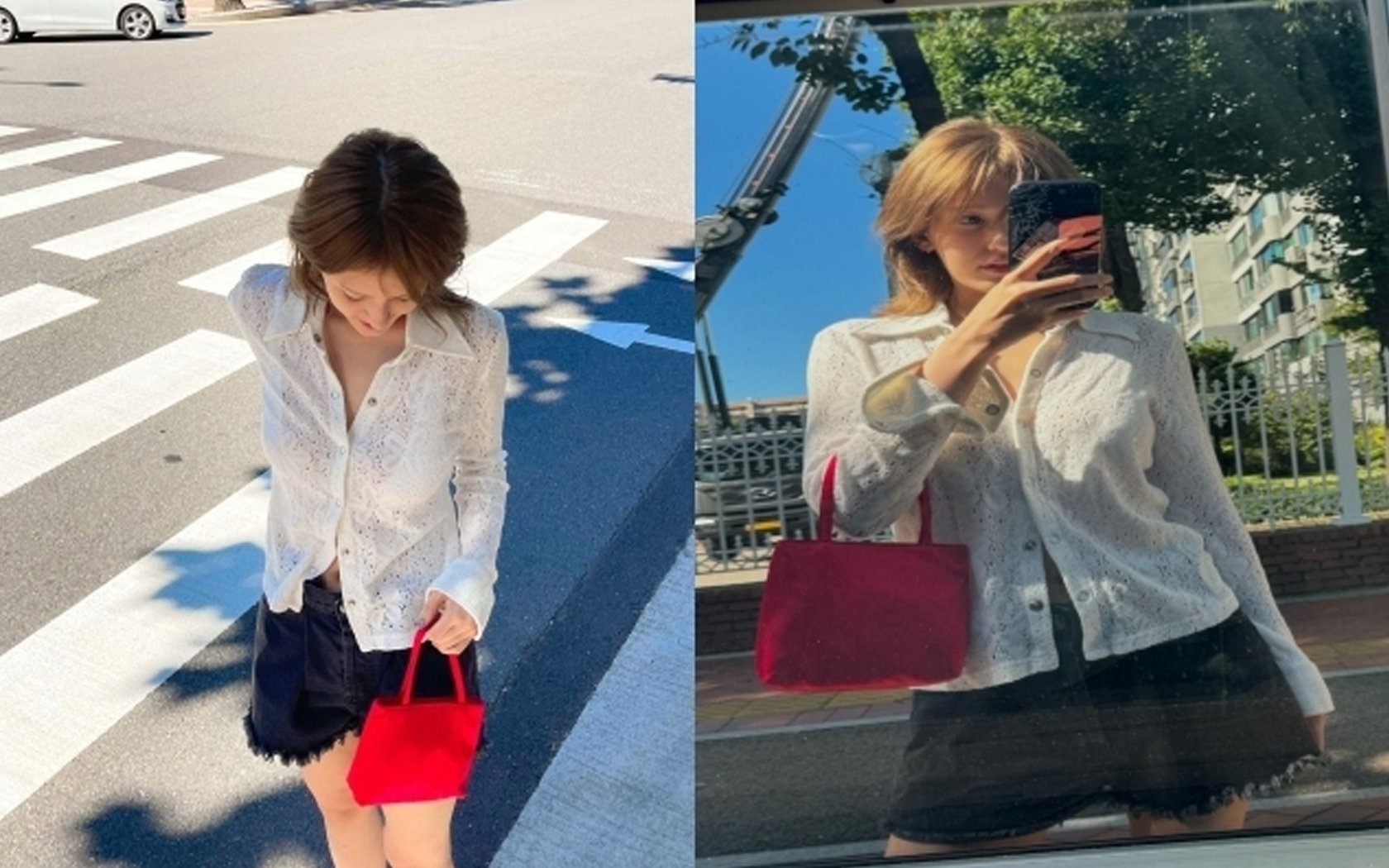 Jeon So Mi mengungkapkan warna rambut coklat barunya Jeon So Mi mengungkapkan warna rambut coklat barunya