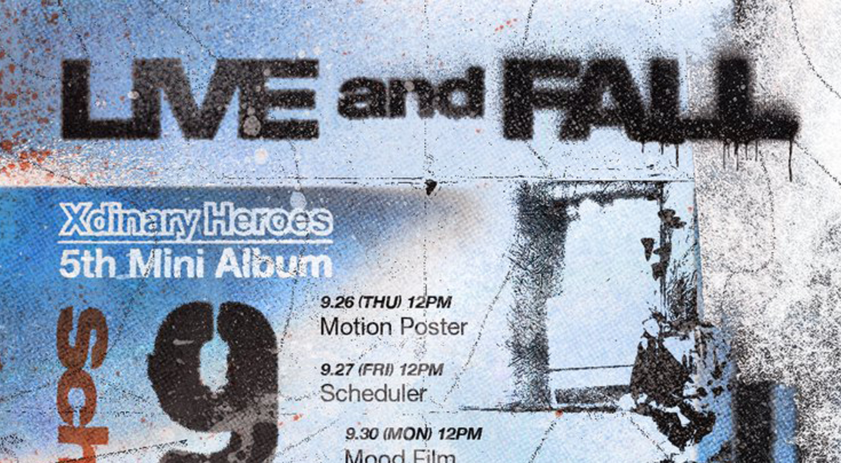 Simak jadwal teaser mini album ke-5 Xdinary Heroes 'LIVE and FALL'