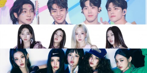 aespa, DAY6, Doh Kyung Soo (D.O.), (G)I-DLE, Lee Young Ji, NewJeans, QWER