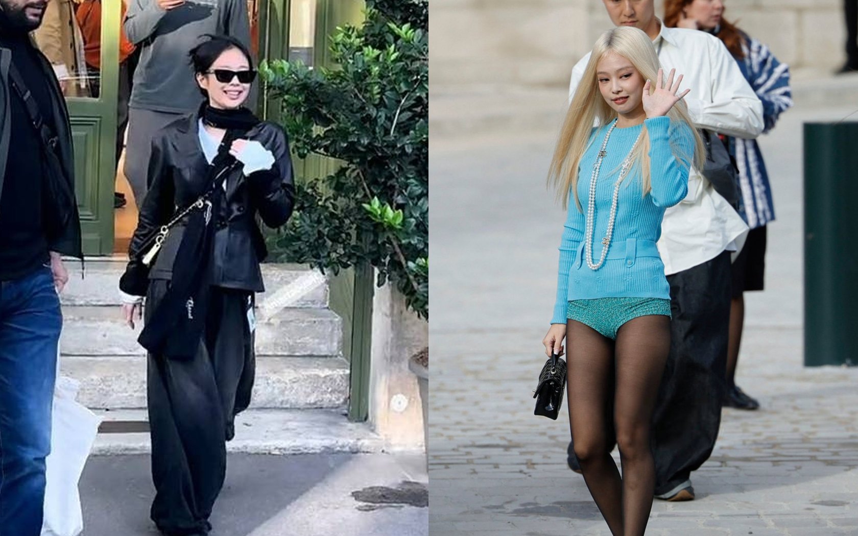 Jennie BLACKPINK dengan cepat melemparkan wig pirang setelah Chanel Show di Paris Jennie BLACKPINK dengan cepat melemparkan wig pirang setelah Chanel Show di Paris