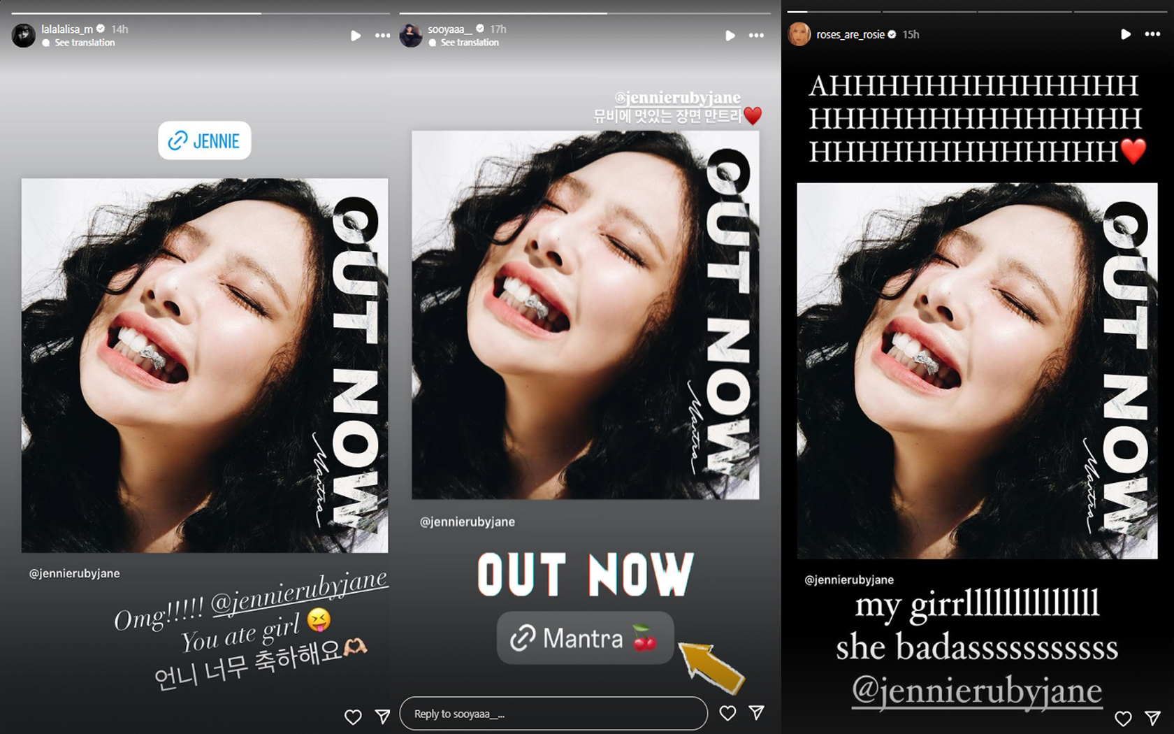 Anggota BLACKPINK Tunjukkan Dukungan Untuk Comeback Solo Jennie Dengan 'Mantra' Anggota BLACKPINK Tunjukkan Dukungan Untuk Comeback Solo Jennie Dengan 'Mantra'