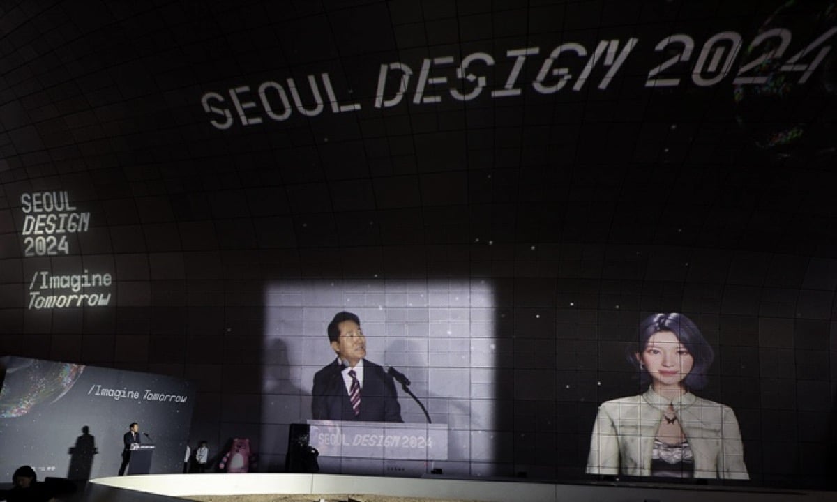 Artis virtual SM, nævis, bersinar sebagai duta Seoul Design 2024