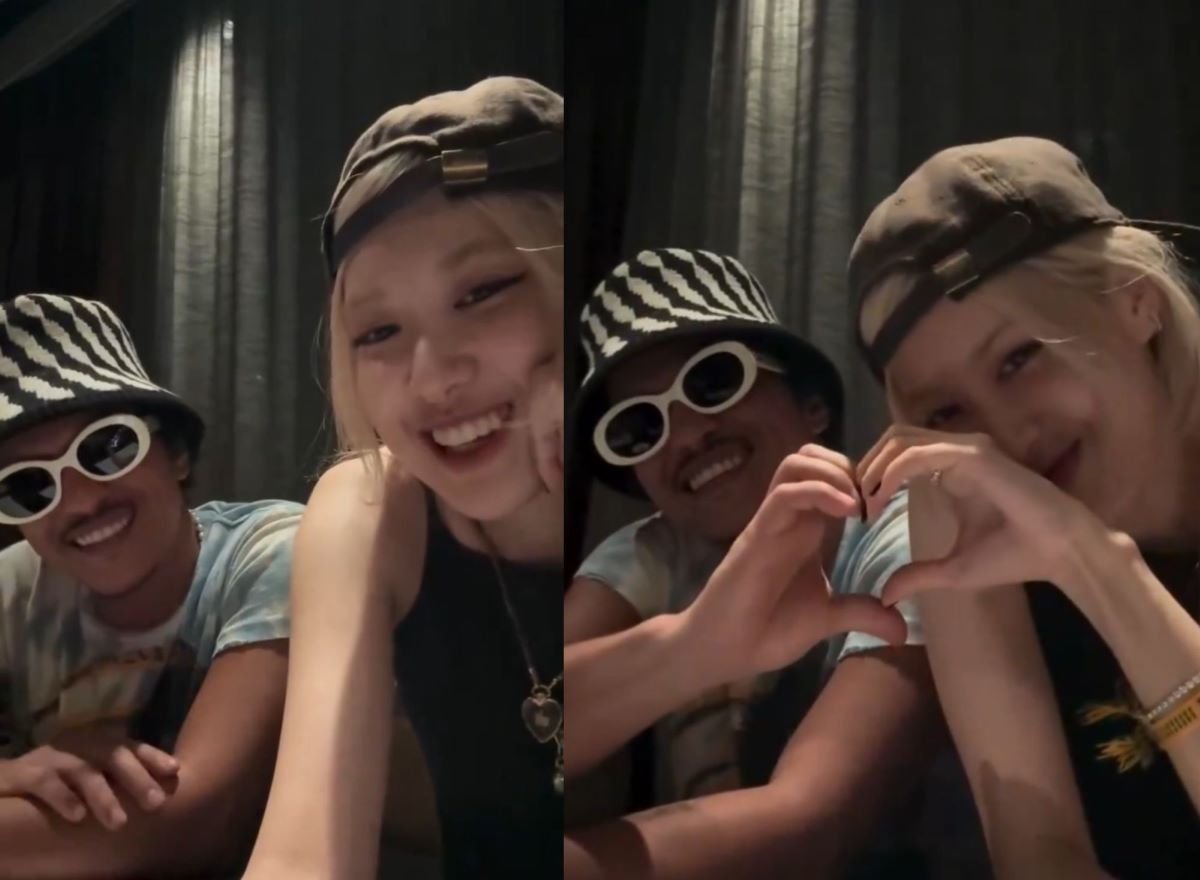 Rosé mencoba mengajari bahasa Korea kepada Bruno Mars dalam video baru yang menggemaskan Rosé mencoba mengajari bahasa Korea kepada Bruno Mars dalam video baru yang menggemaskan