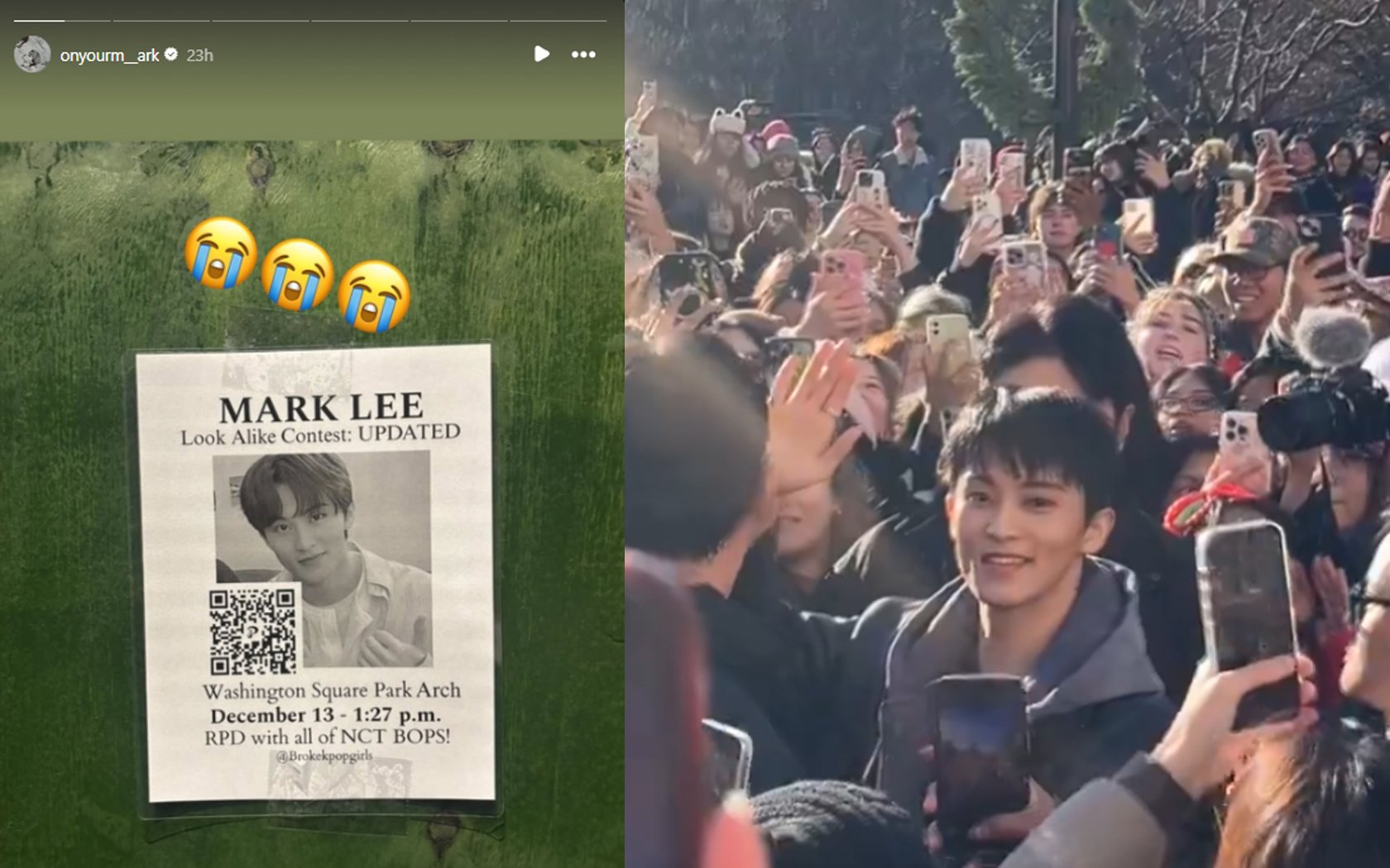 Fans menjadi gila setelah Mark NCT menghadiri kontes kemiripannya di New York City