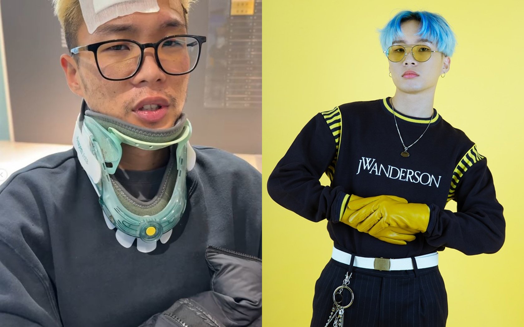 Rapper Woodie Gochild mengungkapkan dia jatuh dari gedung 3 lantai Rapper Woodie Gochild mengungkapkan dia jatuh dari gedung 3 lantai