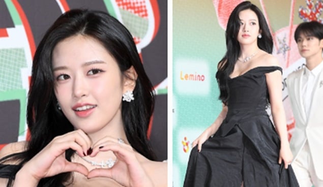 Ahn Yu Jin memikat penggemar dengan kehadiran karpet merahnya yang mencolok Ahn Yu Jin memikat penggemar dengan kehadiran karpet merahnya yang mencolok