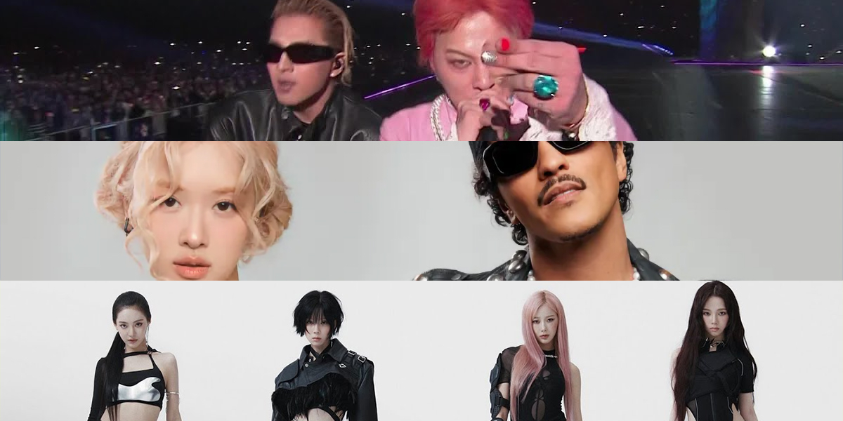 G-Dragon, Rosé x Bruno Mars, dan aespa menduduki puncak chart Instiz untuk minggu kelima Desember 2024 G-Dragon, Rosé x Bruno Mars, dan aespa menduduki puncak chart Instiz untuk minggu kelima Desember 2024