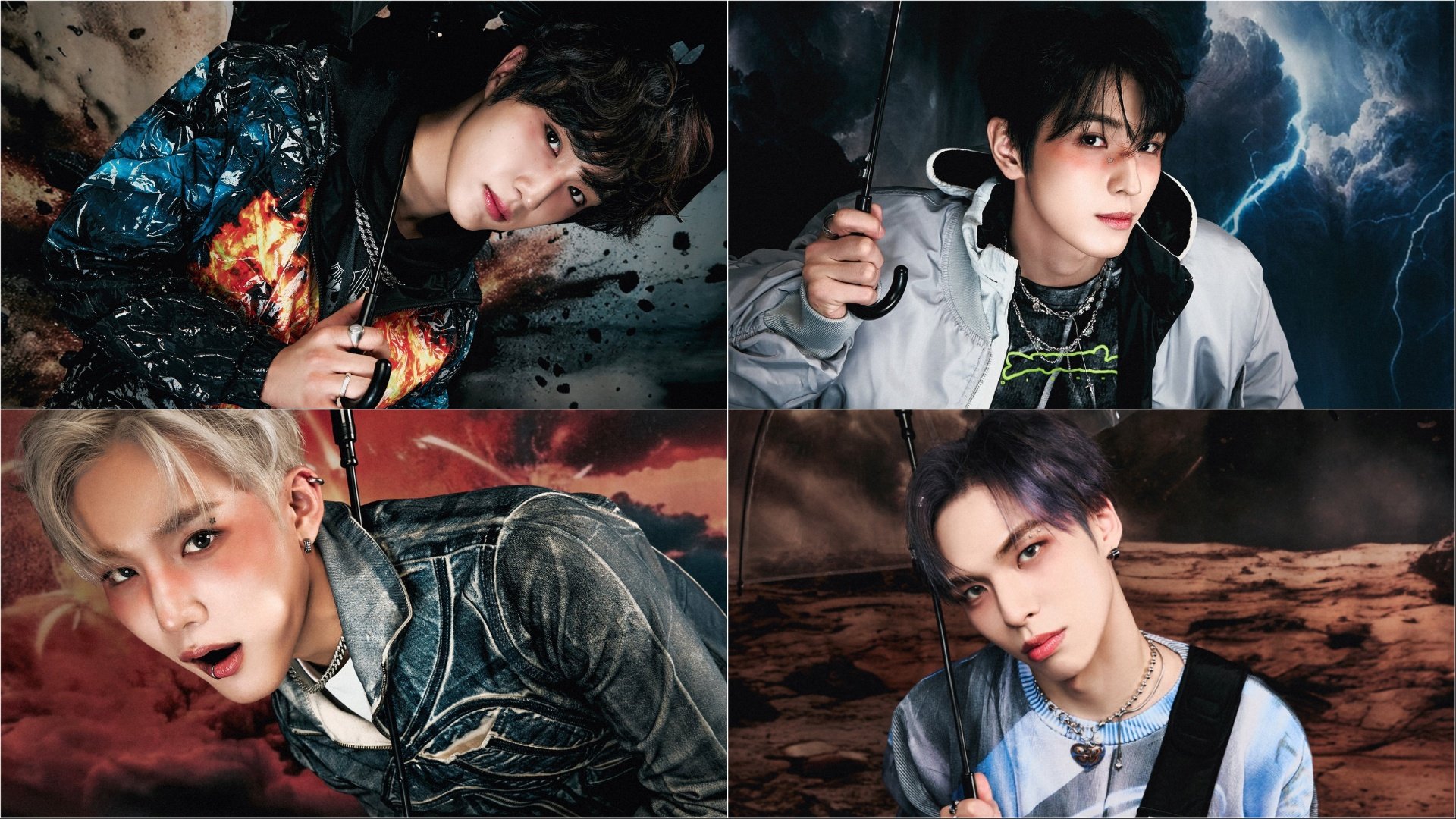 CIX merilis foto konsep individu untuk ‘THUNDER FEVER’