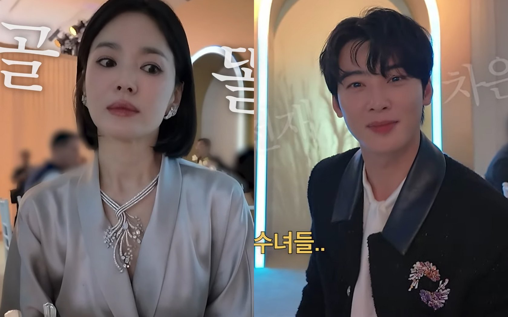 Kemunculan spesial Cha Eun Woo di vlog Song Hye Kyo membuat para penggemar terpesona