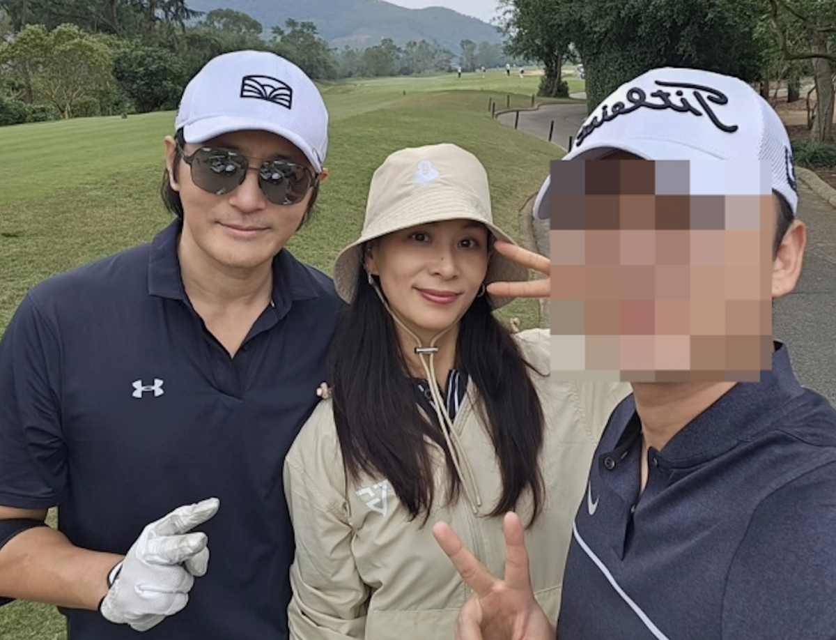 Jang Dong Gun dan Go So Young berbagi momen manis di Lapangan Golf