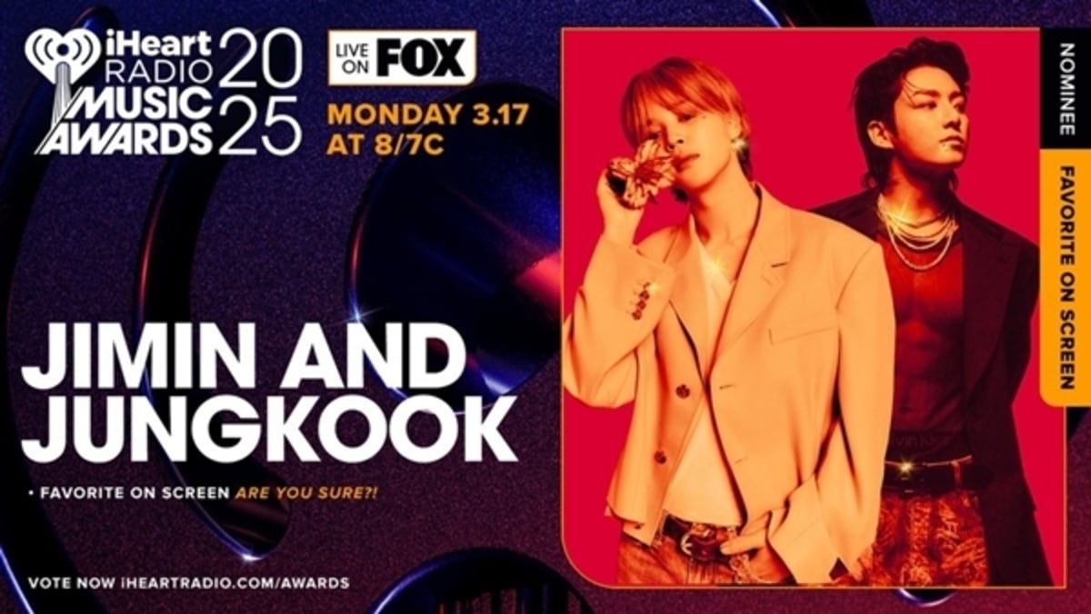 Jimin BTS dan Jungkook dinominasikan untuk 'iHeartRadio Music Awards 2025' Jimin BTS dan Jungkook dinominasikan untuk 'iHeartRadio Music Awards 2025'