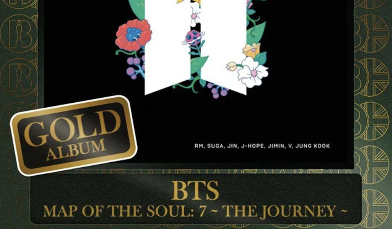 'Map of the Soul: 7 ~ The Journey ~' BTS meraih Sertifikasi Emas BRIT 'Map of the Soul: 7 ~ The Journey ~' BTS meraih Sertifikasi Emas BRIT
