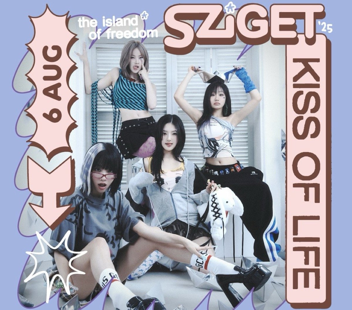 Kiss of Life untuk tampil di festival musik terbesar di Eropa, 'Sziget Festival' Kiss of Life untuk tampil di festival musik terbesar di Eropa, 'Sziget Festival'