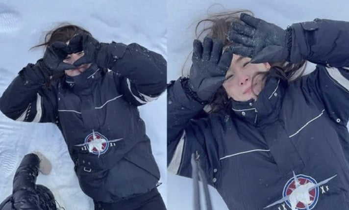 Choi Ji Woo menikmati kesenangan musim dingin dengan putrinya Choi Ji Woo menikmati kesenangan musim dingin dengan putrinya