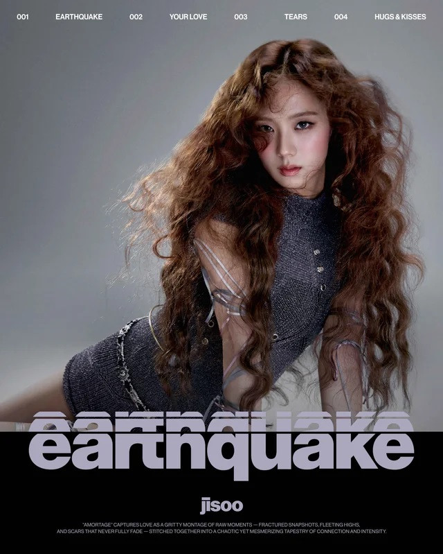 Jisoo meluncurkan poster judul baru untuk 'gempa bumi' dari album mendatang 2 1738597381 ji