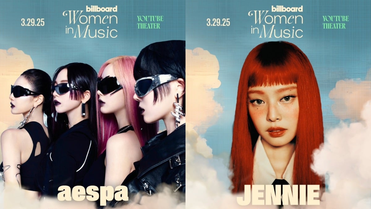 Aespa & Jennie dipilih sebagai penerima penghargaan untuk '2025 Billboard Women in Music'