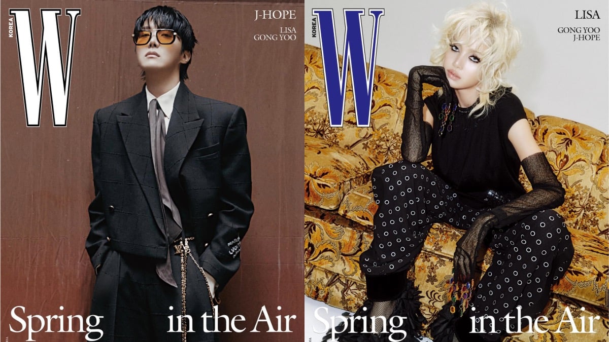 Gong Yoo, J-Hope, & Lisa Grace sampul 'W Korea's Spring Issue Mengenakan' Louis Vuitton ' Gong Yoo, J-Hope, & Lisa Grace sampul 'W Korea's Spring Issue Mengenakan' Louis Vuitton '
