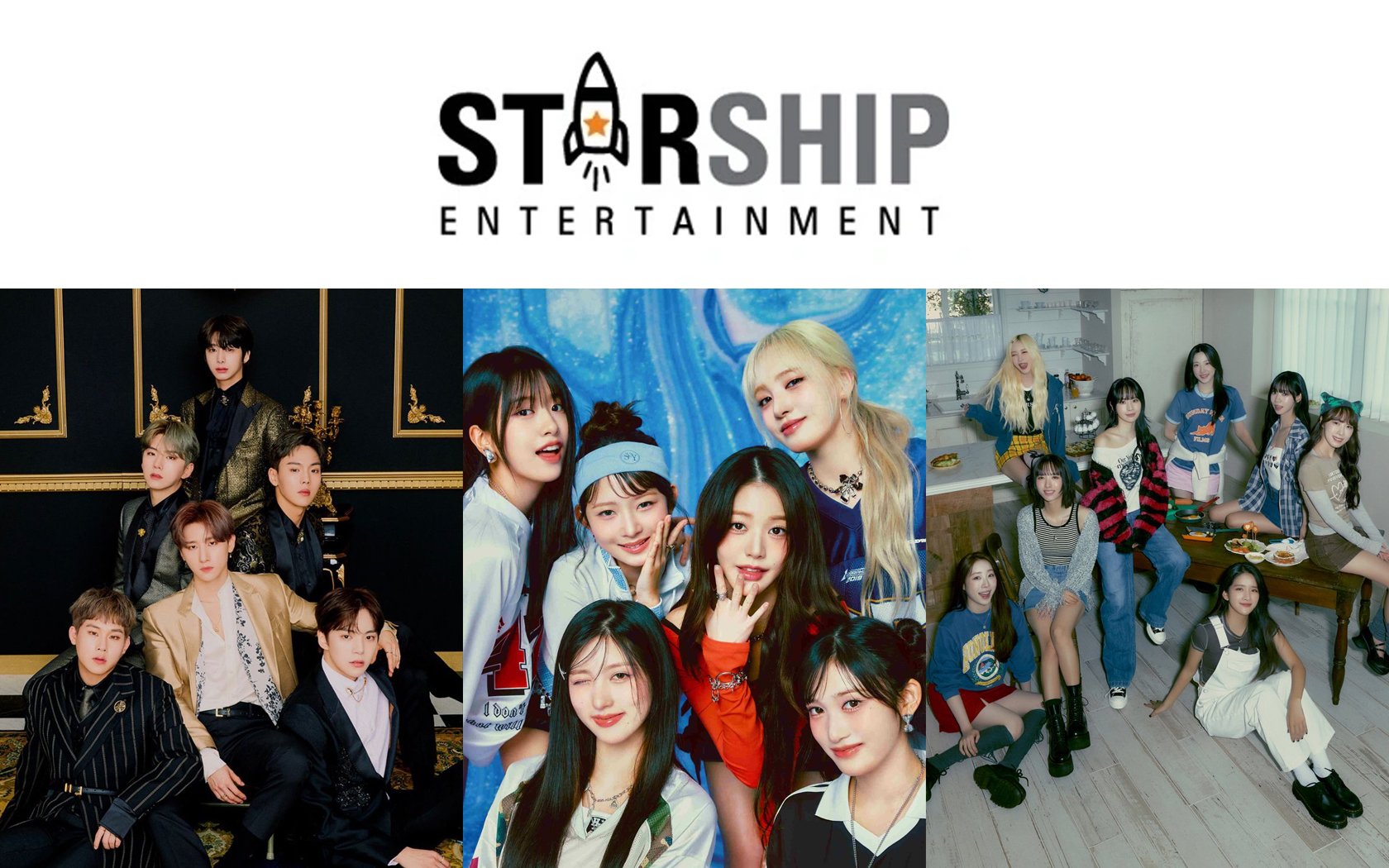Starship Entertainment memindahkan seniman mereka ke 3 divisi terpisah Starship Entertainment memindahkan seniman mereka ke 3 divisi terpisah