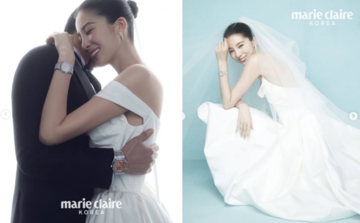 Model Irene mengungkapkan foto gaun pengantin menjelang pernikahan Mei Model Irene mengungkapkan foto gaun pengantin menjelang pernikahan Mei