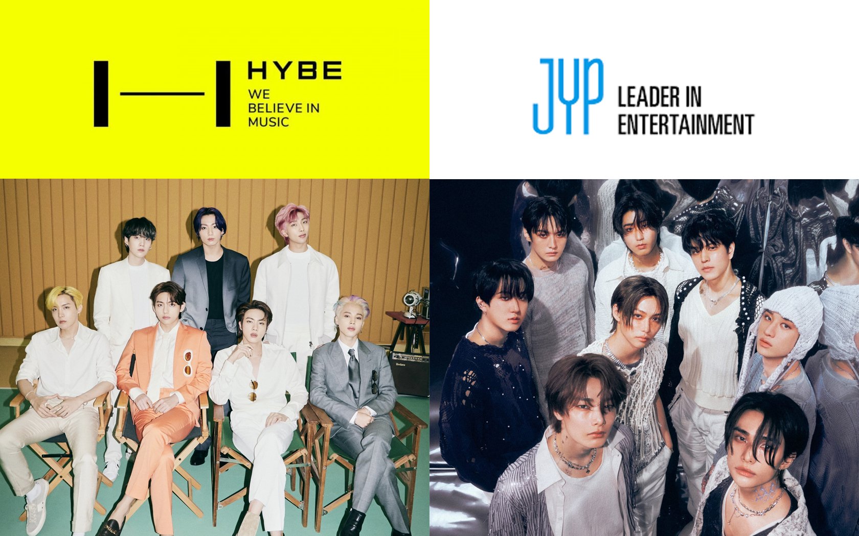 Inside the Numbers – Rincian penjualan album untuk artis hiburan hybe dan jyp