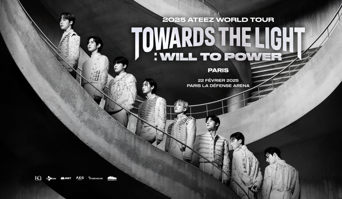 ATEEZ menjadi aksi K-pop pertama yang tampil di La Défense Arena di Prancis