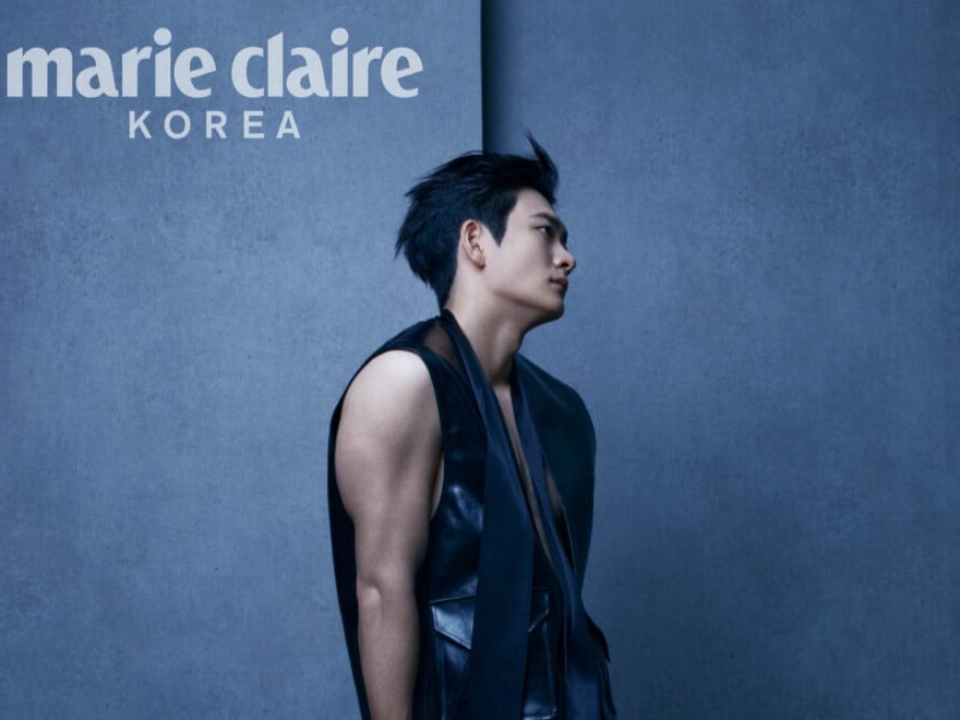Foto Aktor Kang Tae Oh menghiasi edisi Maret ‘Marie Claire Korea’