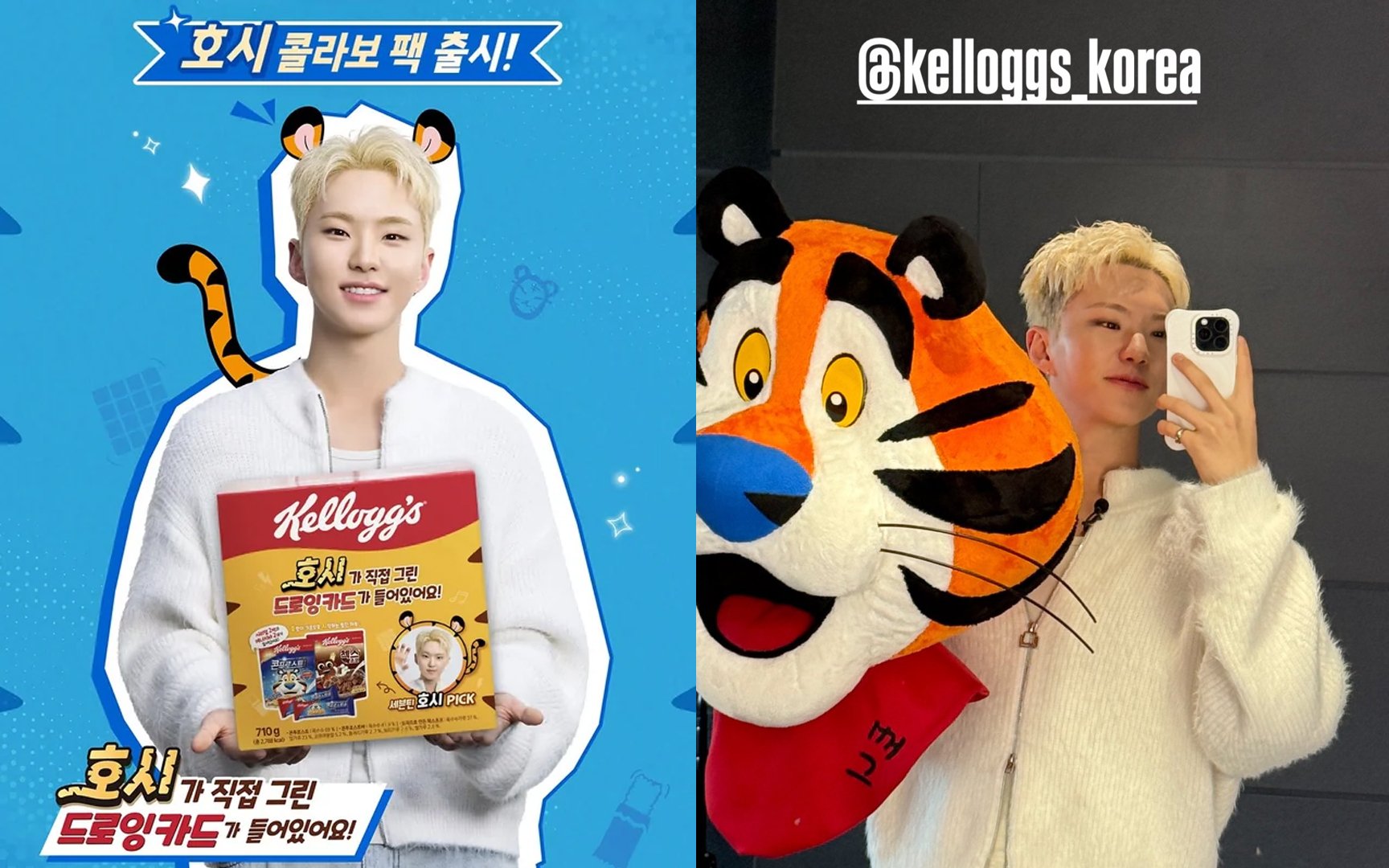 Hoshi Seventeen berkolaborasi dengan Kelloggs Korea untuk meluncurkan paket sereal khususnya Hoshi Seventeen berkolaborasi dengan Kelloggs Korea untuk meluncurkan paket sereal khususnya
