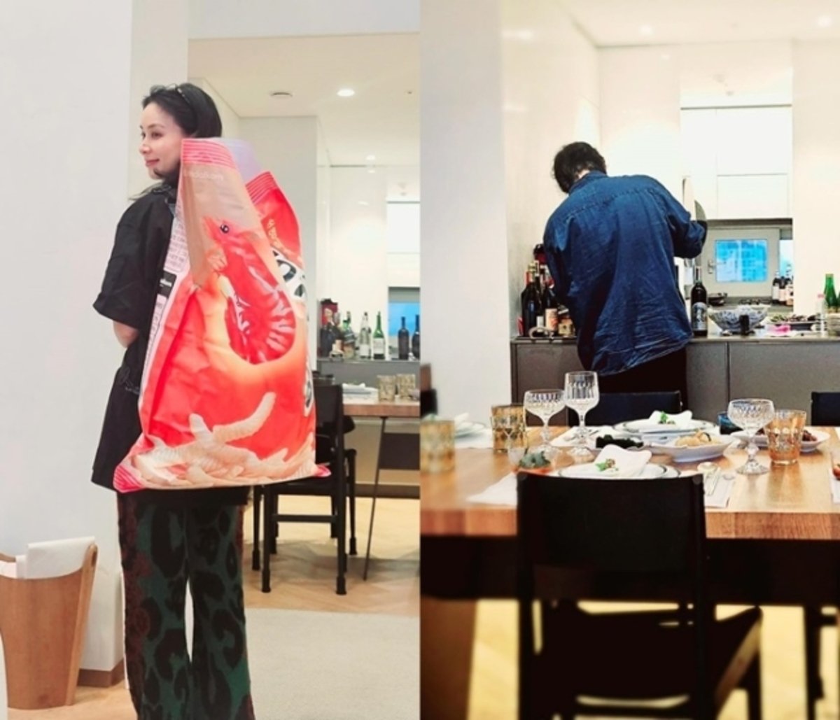 Pergi So Young Merayakan Ulang Tahun Suami Jang Dong Gun dengan Hadiah Tas Snack Giant