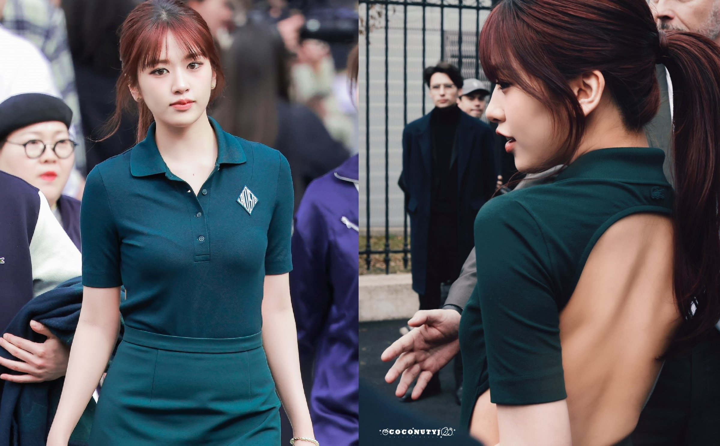 Ive’s Yujin menoleh di Paris Fashion Week pertamanya dengan gaun lacoste terbuka yang berani Ive’s Yujin menoleh di Paris Fashion Week pertamanya dengan gaun lacoste terbuka yang berani