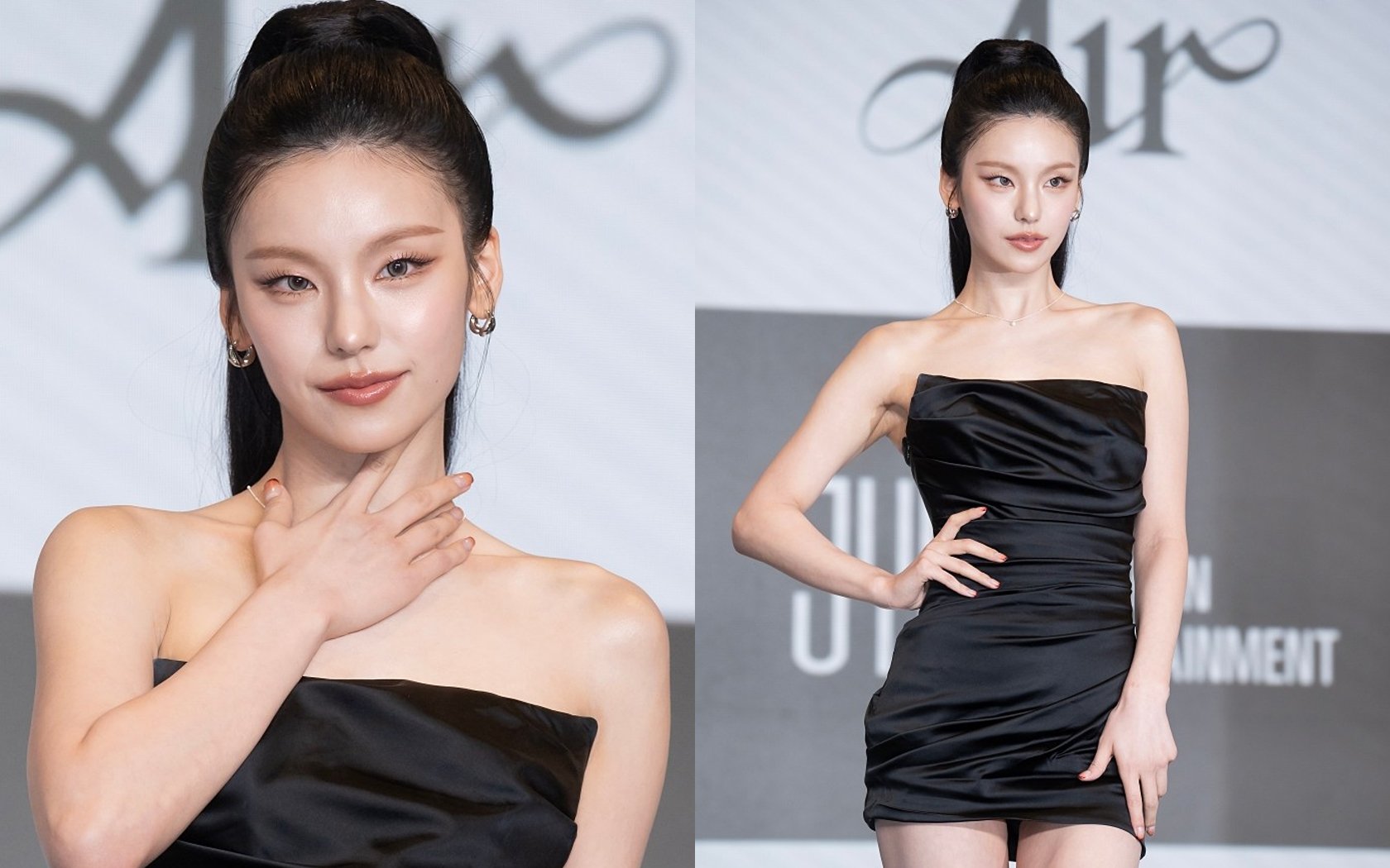 Yeji Itzy menampilkan pesona gerahnya di konferensi pers untuk debut solo 'Air' -nya