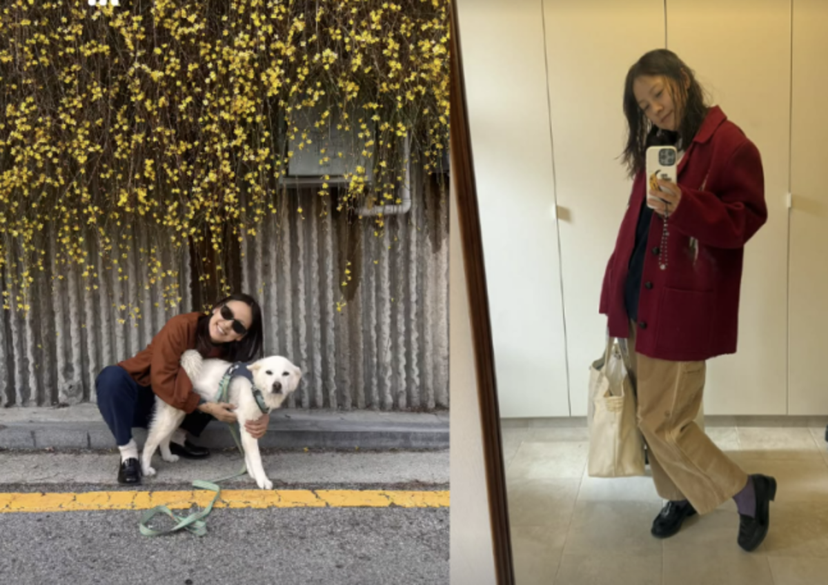 Lee Hyori membagikan pembaruannya tentang menikmati getaran musim semi