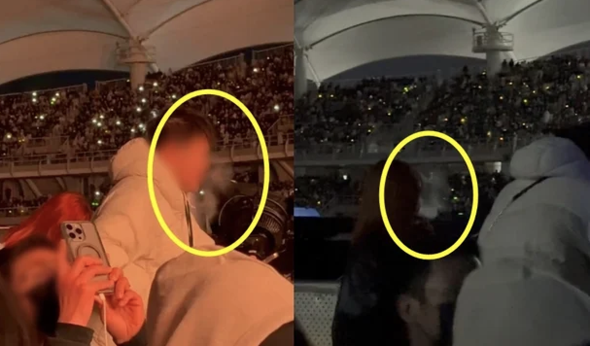 Pasangan Cina memicu kemarahan setelah vaping di konser G-Dragon