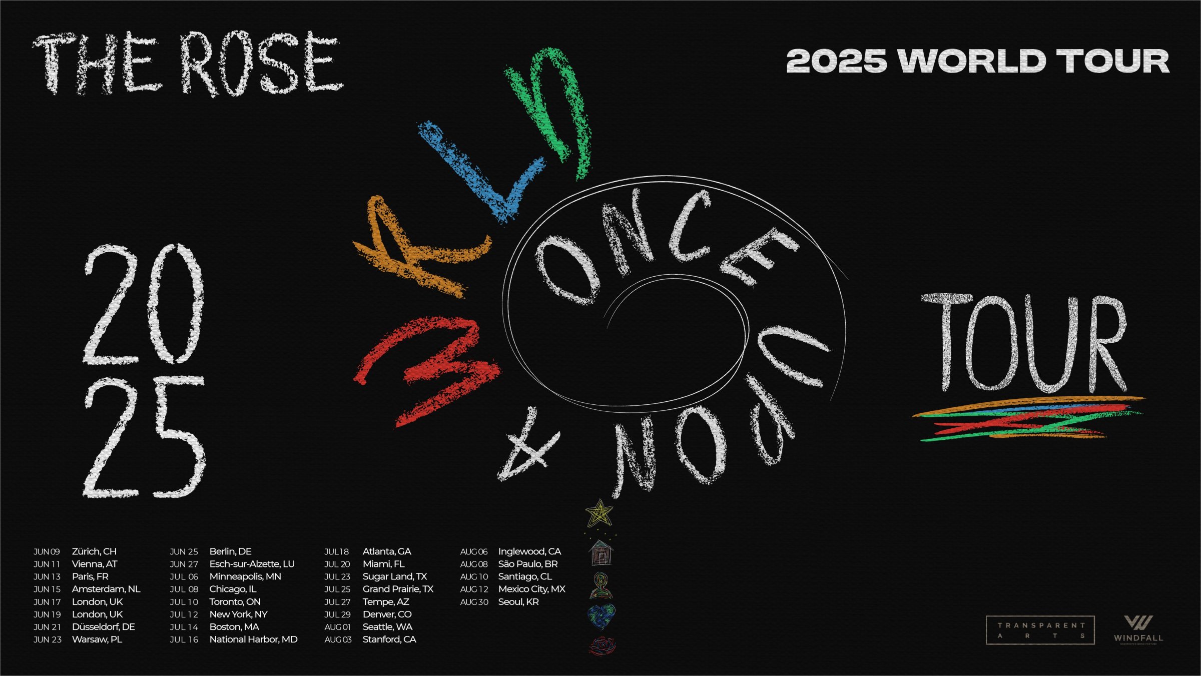 Mawar mengungkap tanggal dan berhenti untuk tur 2025 'Once Upon a Wrld' mereka Mawar mengungkap tanggal dan berhenti untuk tur 2025 'Once Upon a Wrld' mereka