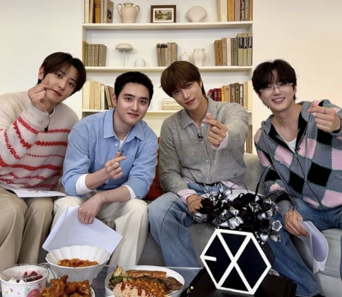 EXO, Suho, Sehun, Doh Kyung Soo (D.O.), Kai, Chanyeol