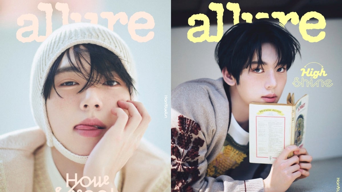 Han Yu Jin dari Zerobaseone adalah kekasih untuk merek kasmir mewah 'Barrie' di sampul 'Allure' Han Yu Jin dari Zerobaseone adalah kekasih untuk merek kasmir mewah 'Barrie' di sampul 'Allure'