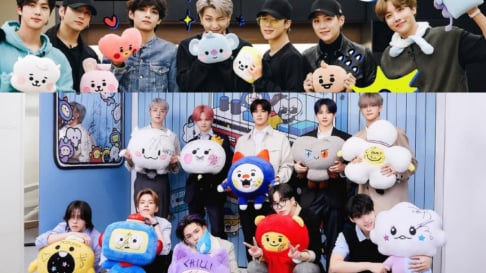 ATEEZ, BOYNEXTDOOR, BTS, DAY6, ITZY, IVE, MONSTA X, NewJeans, Seventeen, Stray Kids, TREASURE, TWICE, TXT
