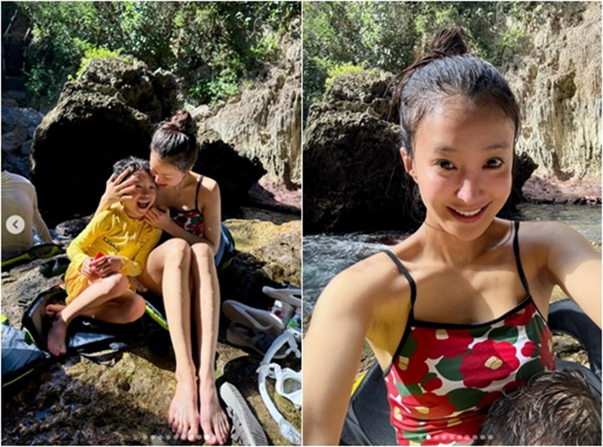 Lee Si Young melakukan perjalanan ke Saipan dengan putra setelah perceraian: “lebih bahagia dari sebelumnya”