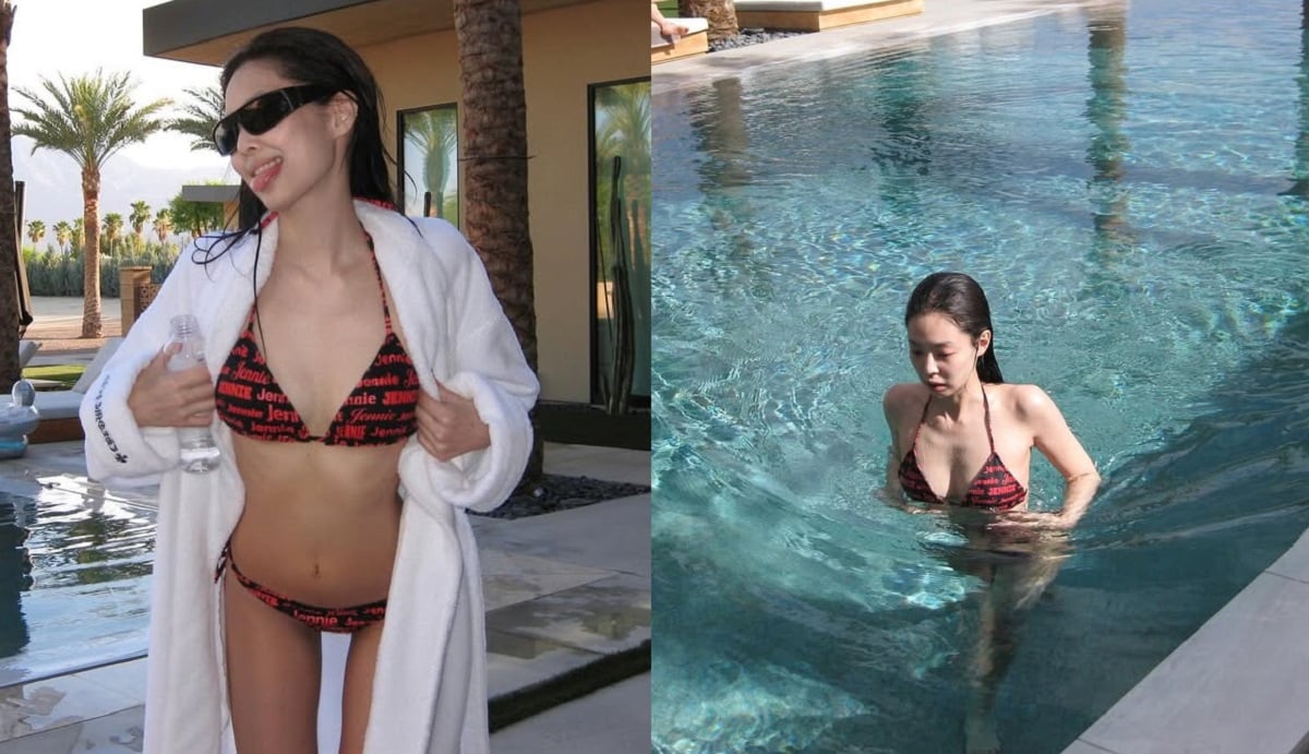Blackpink’s Jennie mendapatkan pujian untuk tubuh bikini di foto Coachella