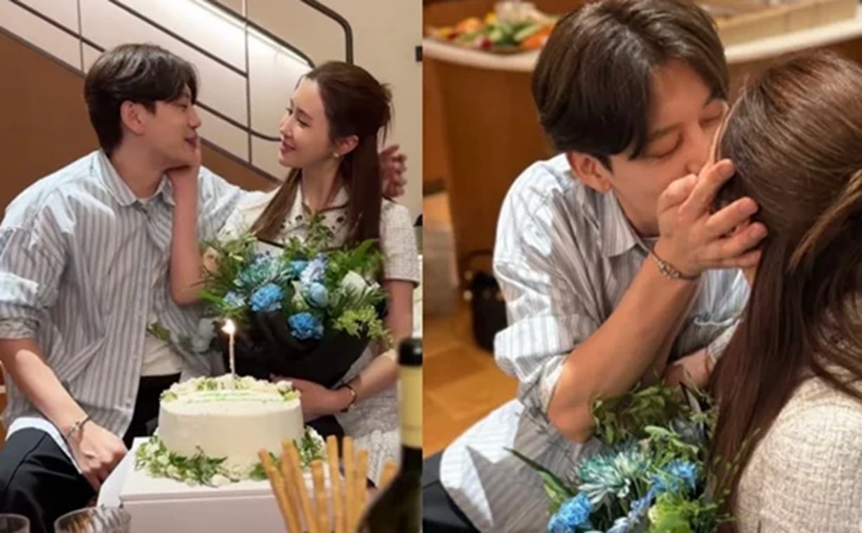 Lee da hae dan se7en merayakan ulang tahun pernikahan ke -2 Lee da hae dan se7en merayakan ulang tahun pernikahan ke -2