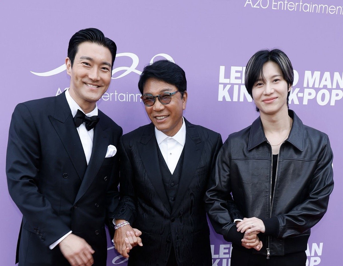 Lee Soo Man menghadiri pemutaran film dokumenternya ‘The King of K-Pop’