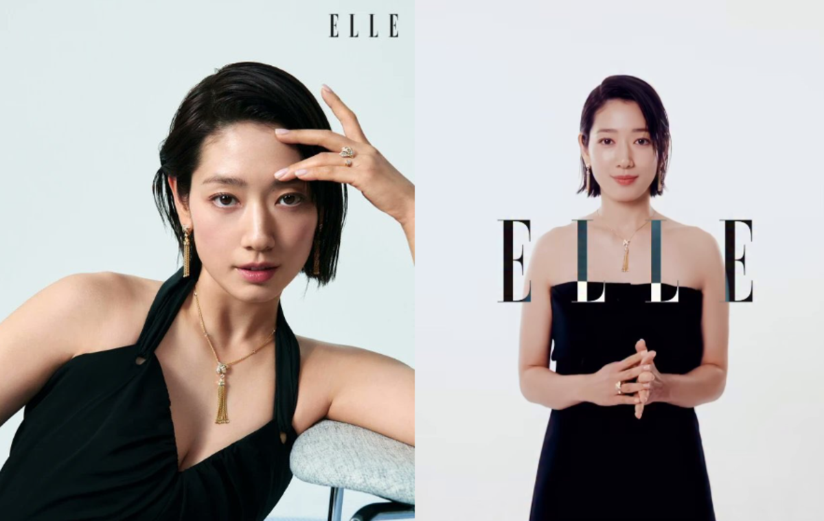 Park Shin Hye menampilkan sisi baru pesonanya di Elle Hong Kong Shot Shoot