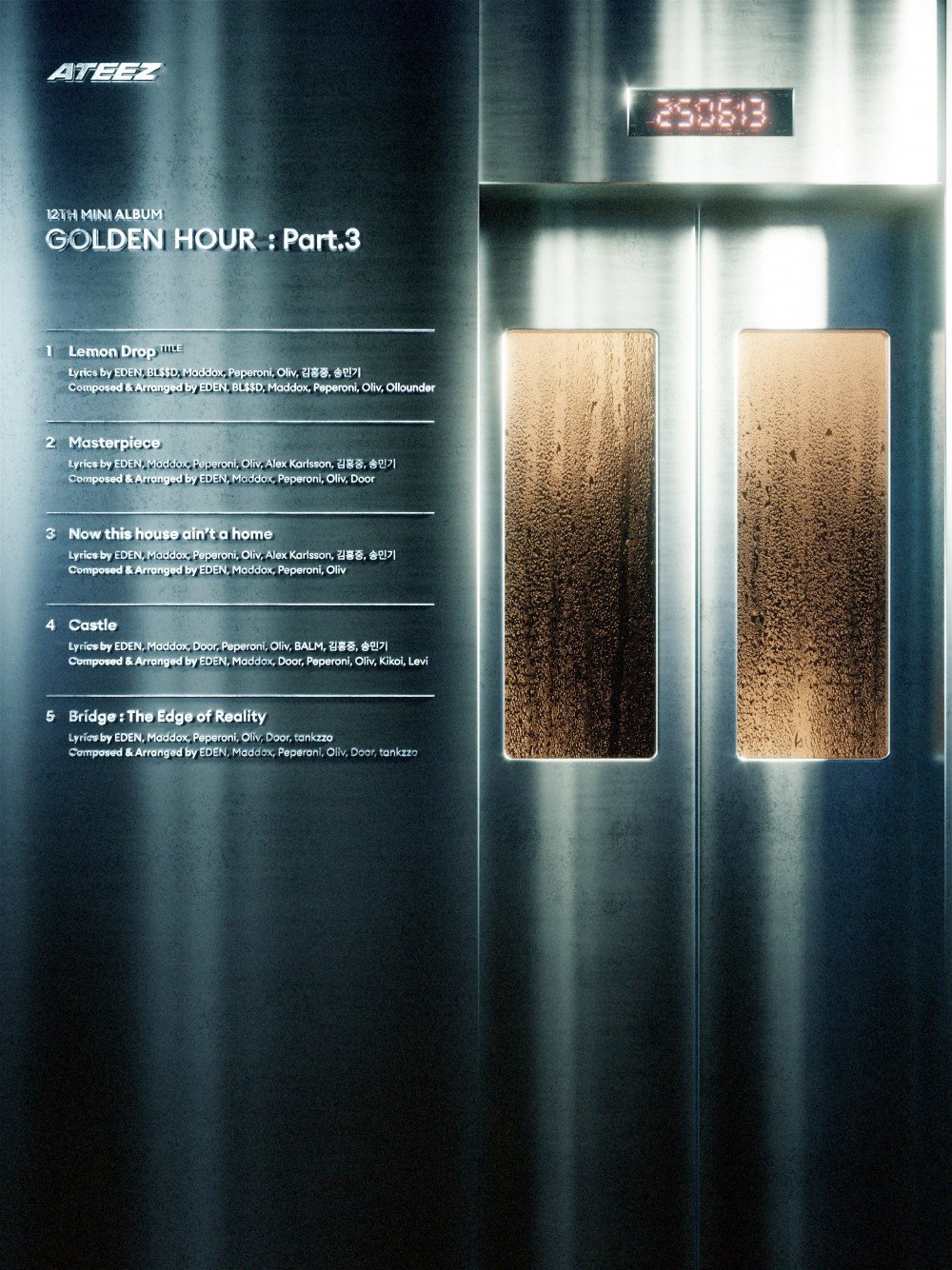 ATEEZ 'GOLDEN HOUR: Part.3' tracklist