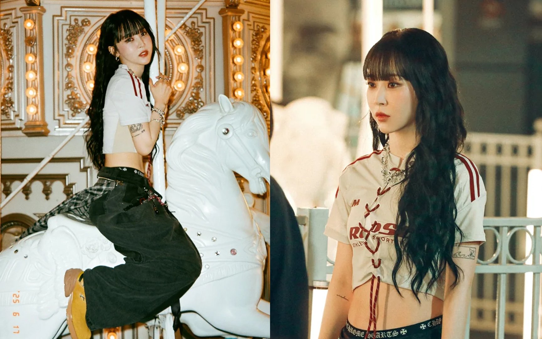 MAMAMOO's Moon Byul spends a day at the amusement park in